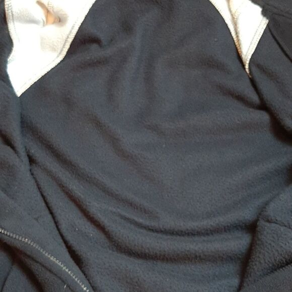 ATHLETIC TECH‎  SweatShirt Hoodies  Blue White Fleece Active L - Picture 7 of 7